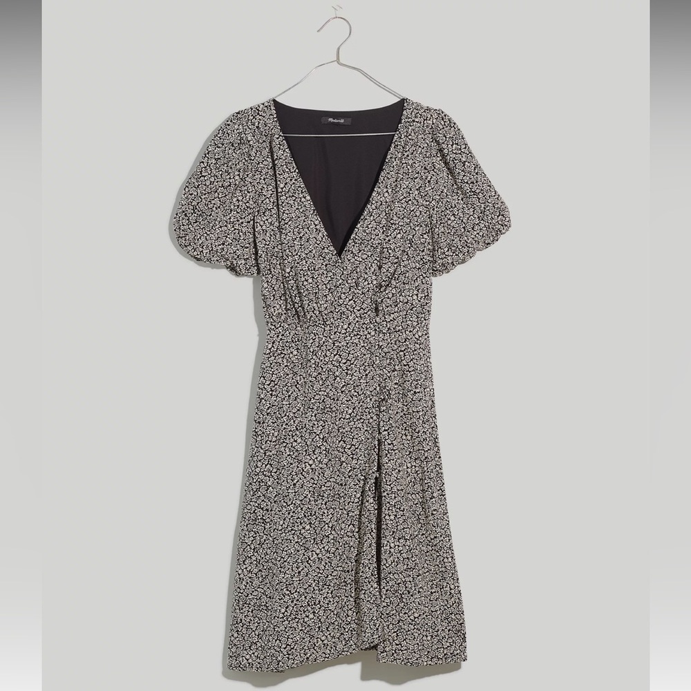 (F33) Wrap Mini Dress in Tudor Floral